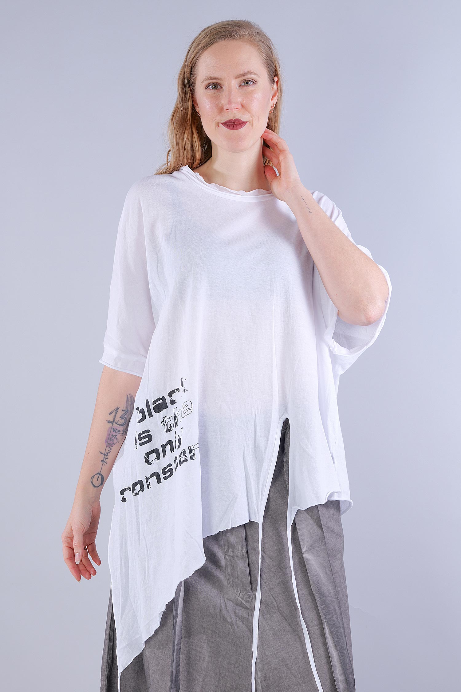 Oversize top - white - Mallina