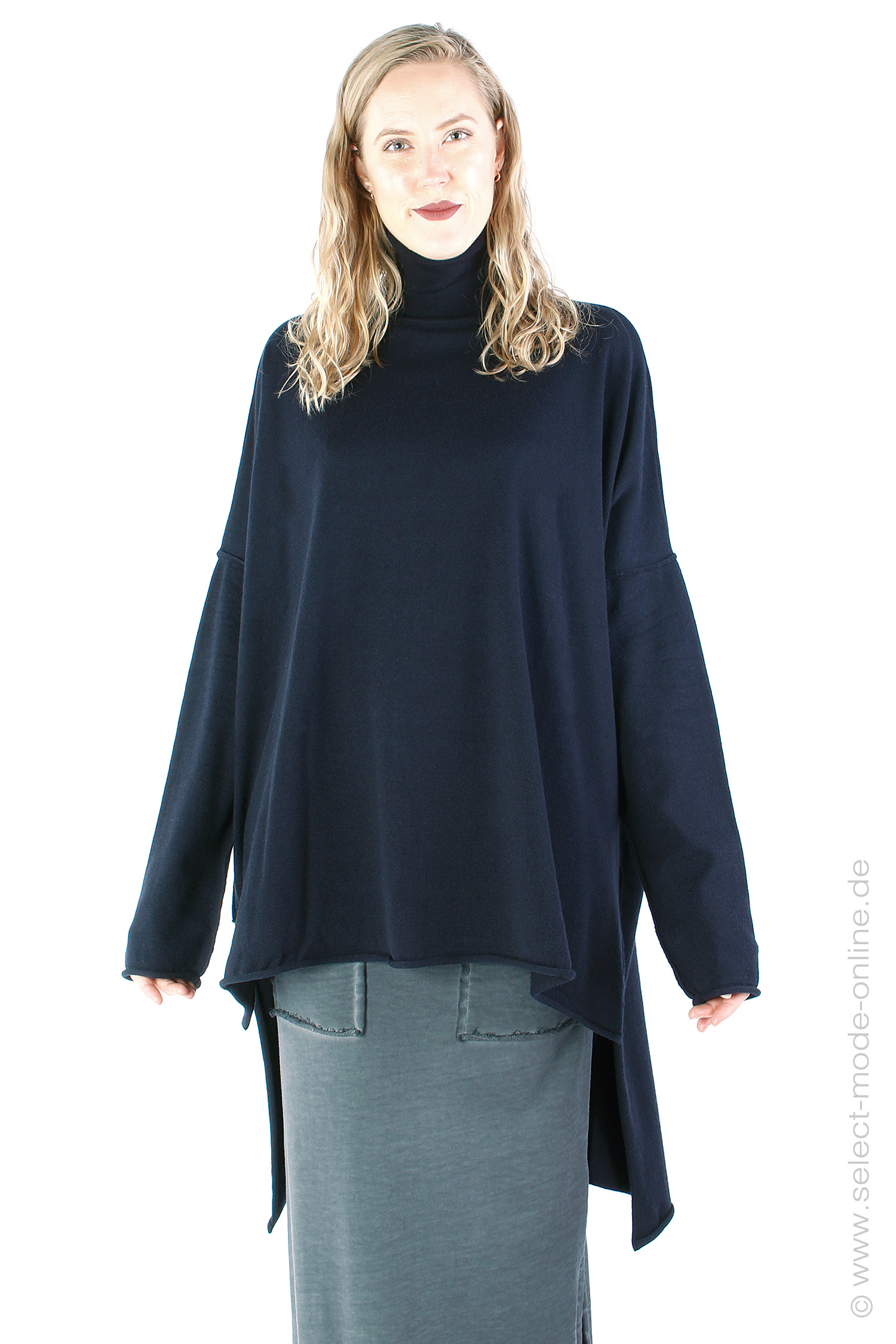 Turtleneck knitpullover- Black - I25.3279.MIL