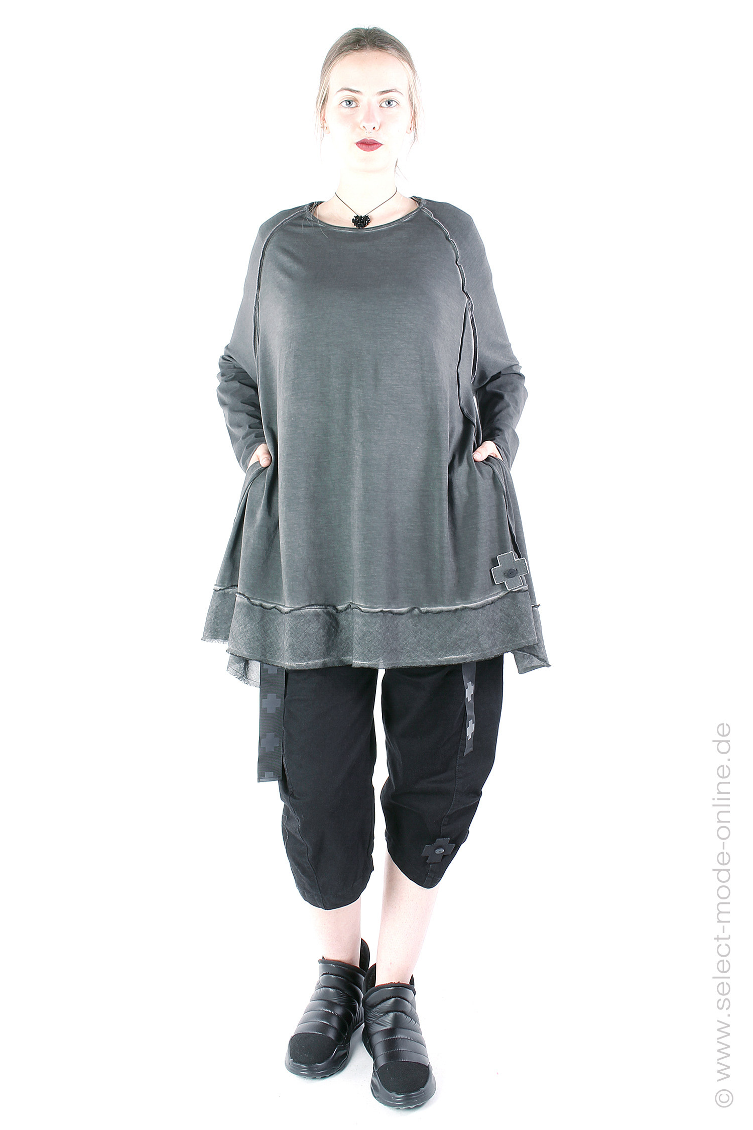 Jersey tunic - Asphalt - 5061