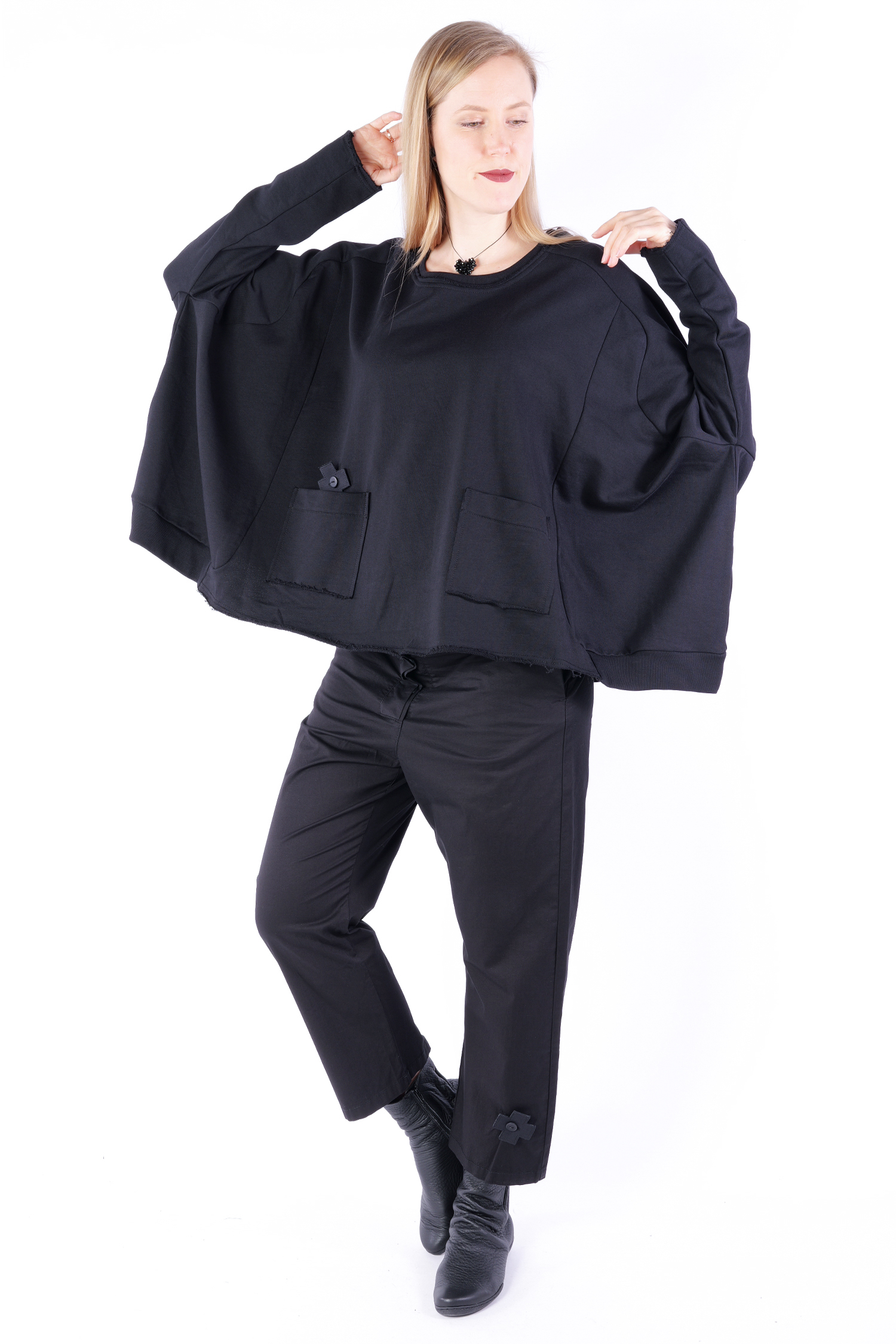 Oversize sweater - Black - 2009