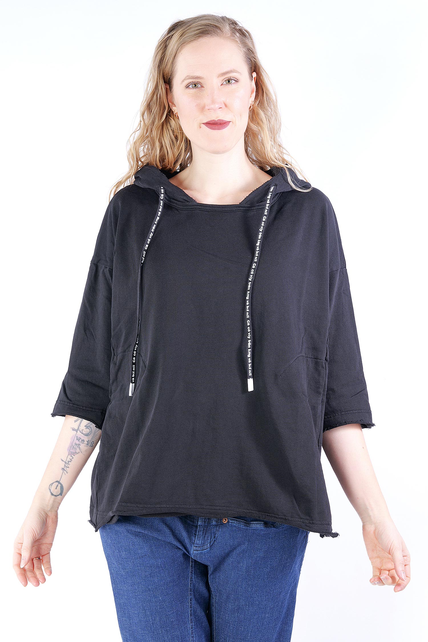 Oversize top - 1253290522 - black