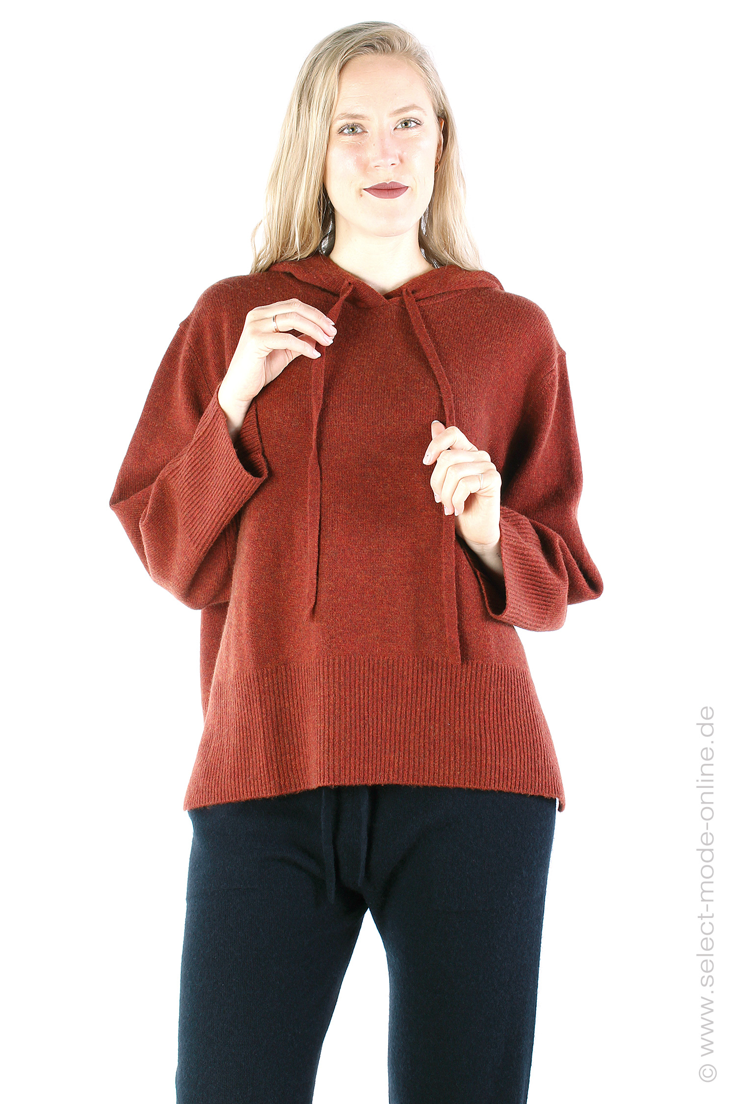 Cashmere hoodie - Sumac - 24109