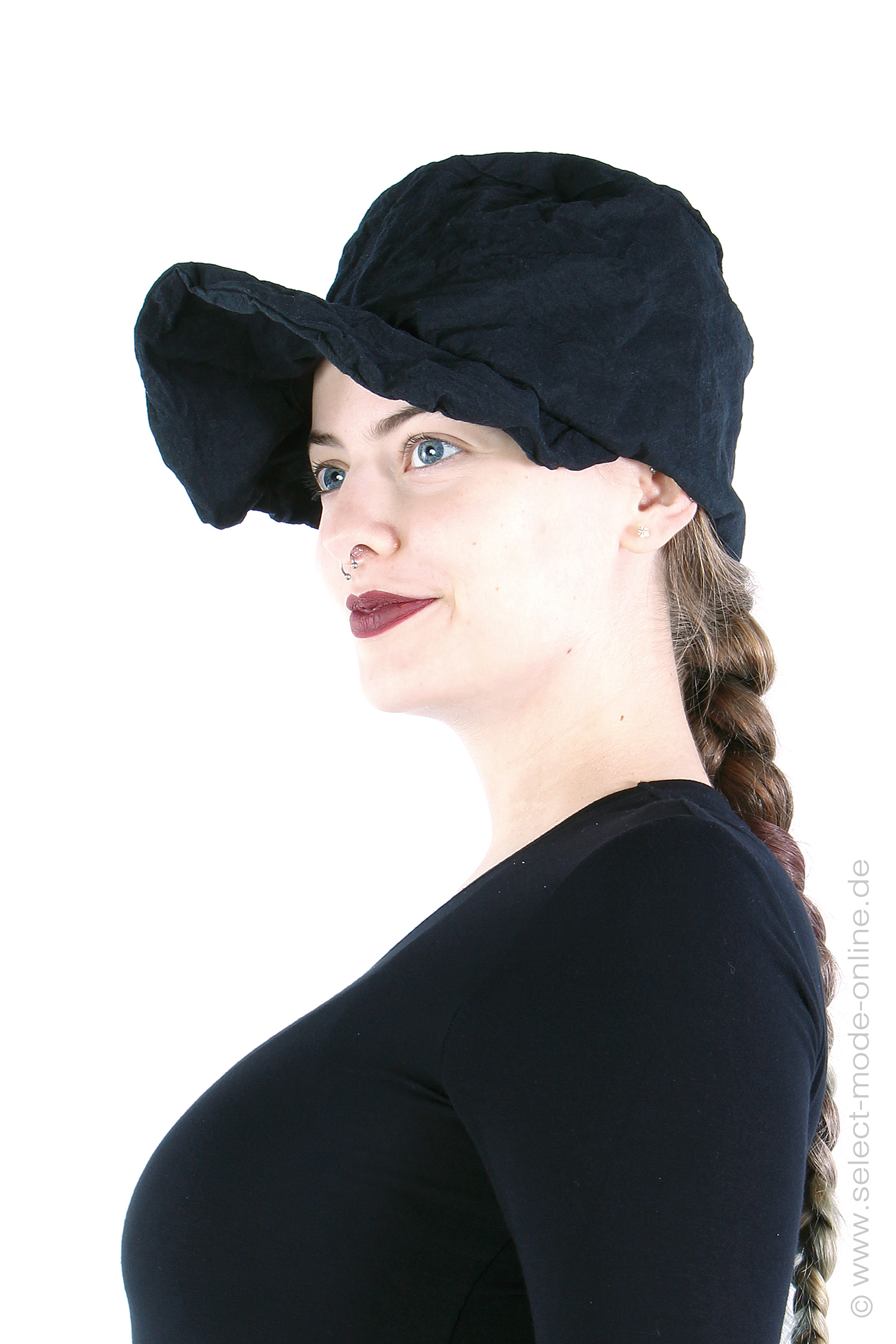 Peaked cap - Black - Cyrus