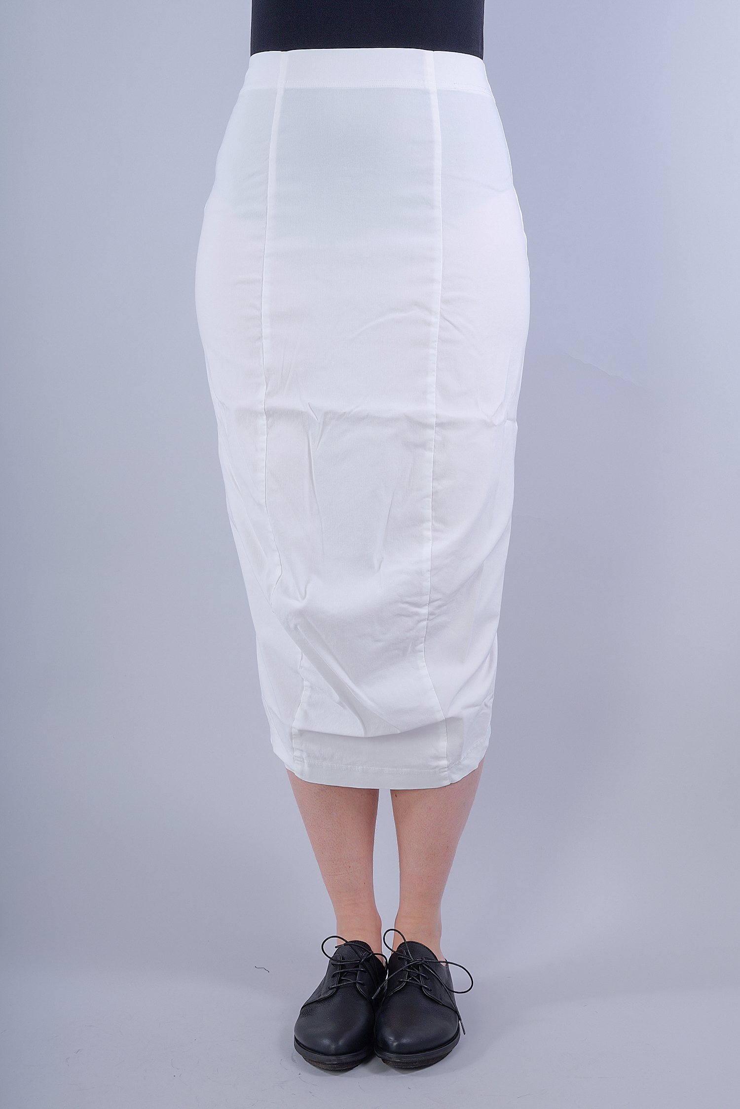 Narrow stretch skirt - 1253440335 - offwhite