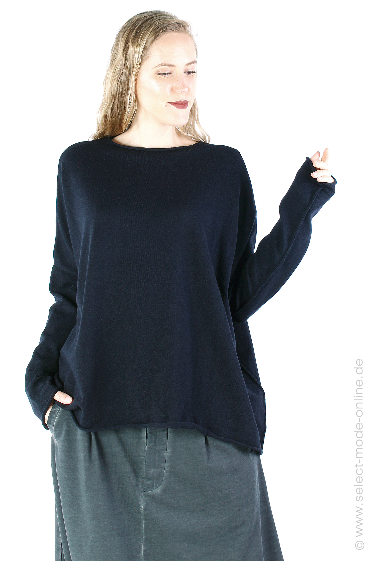 Strickpullover - Schwarz - I25.3261.MIL