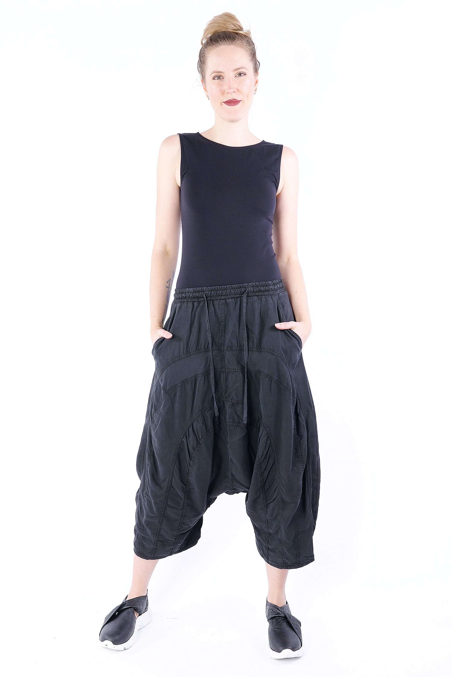 Harem pants - 1253200104 - black