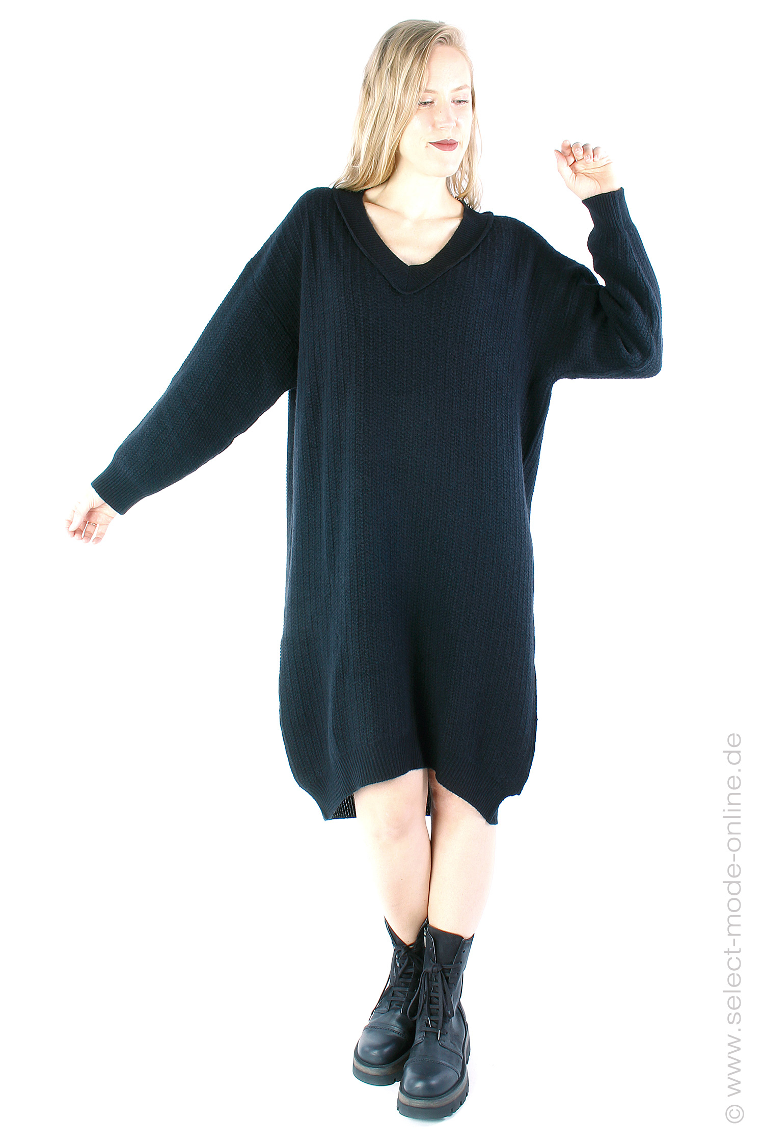 Cashmere dress - Black - 24118