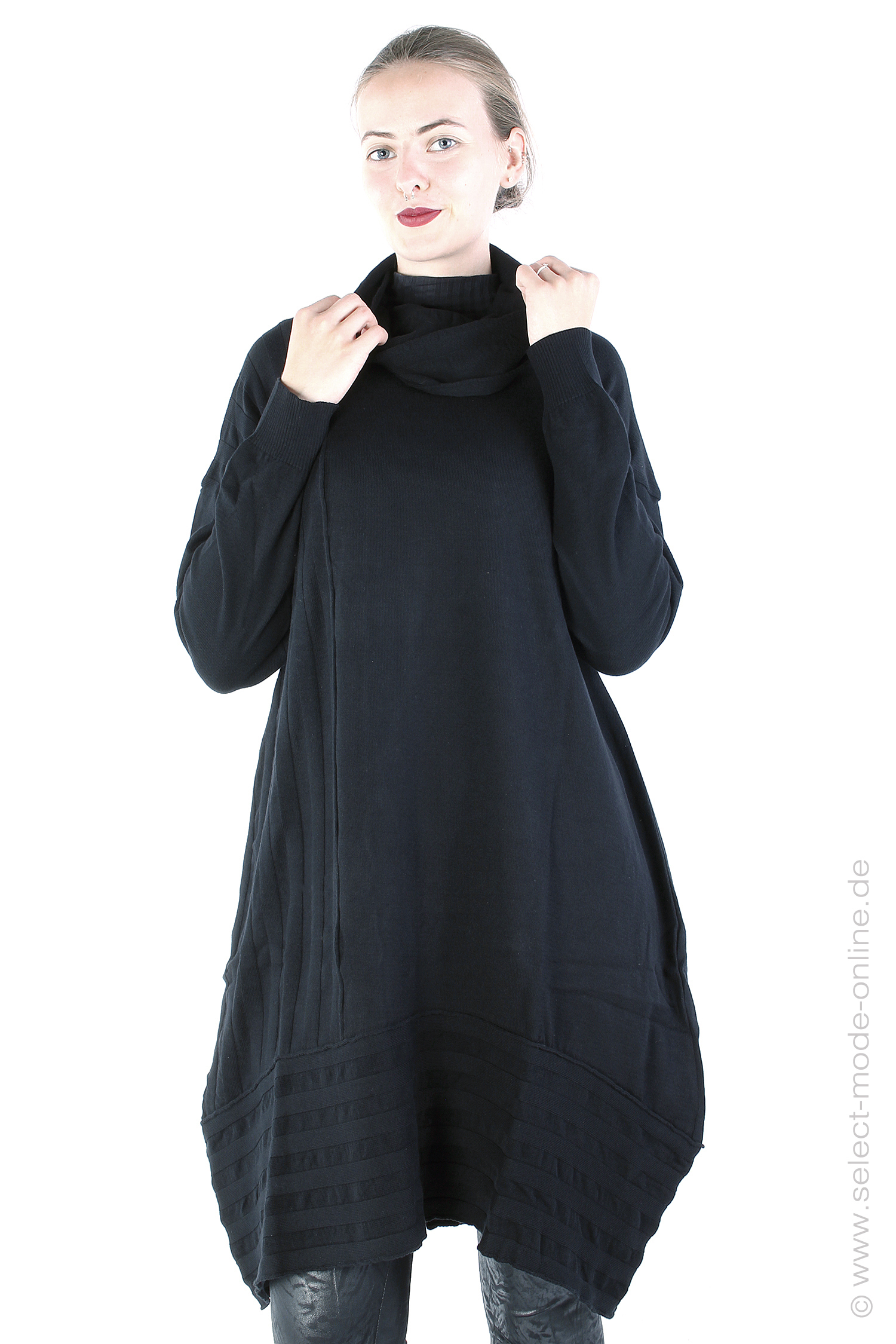 Oversize tunic - Black - MAREEN