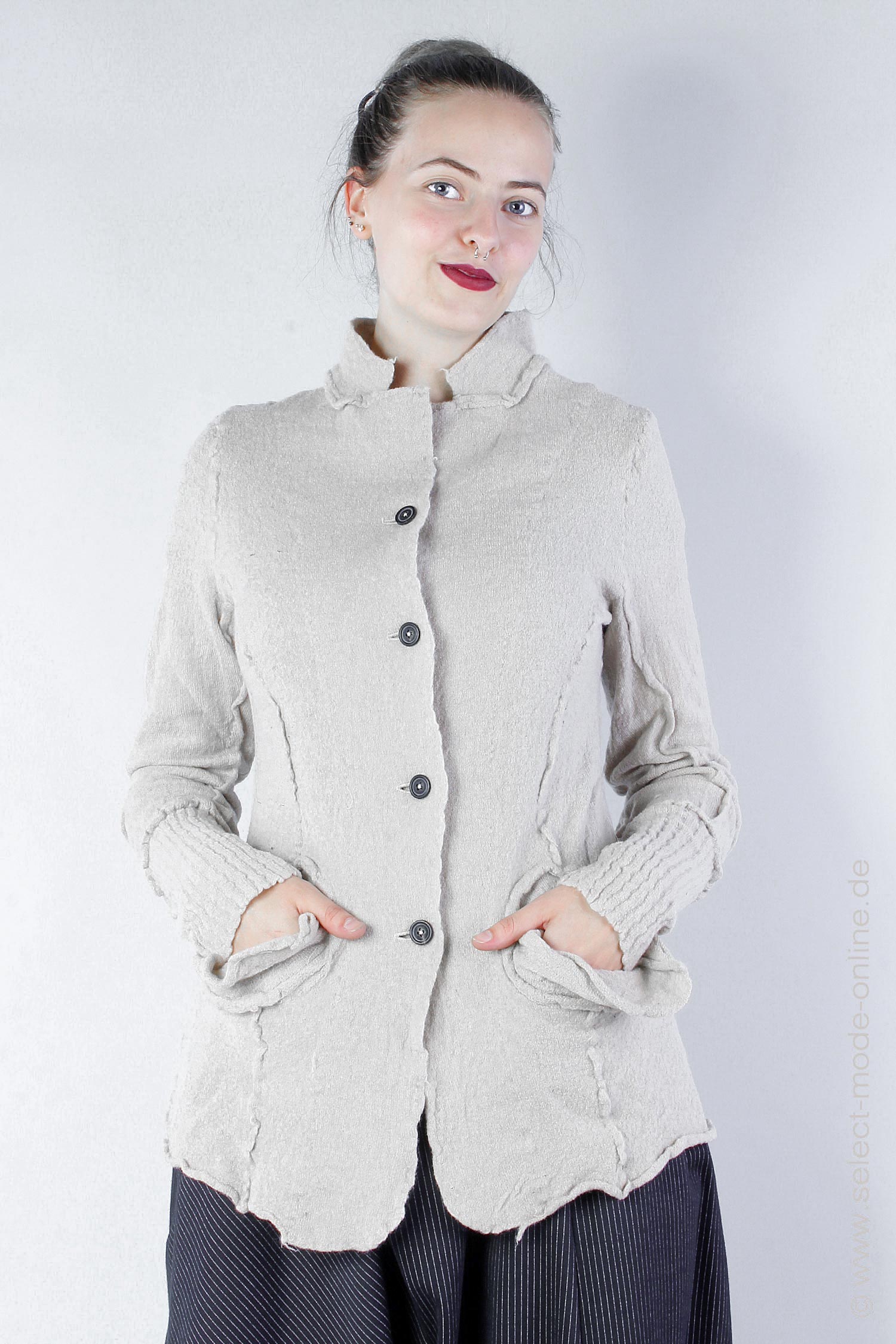 Virgin wool jacket - Eraser - 2242687109