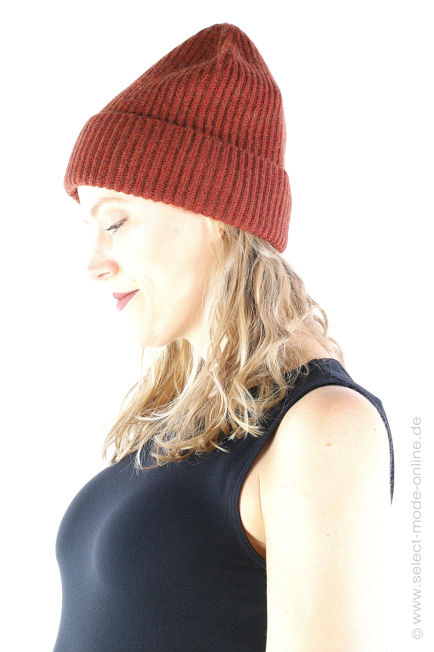 Cashmere beanie - Sumac - 2293