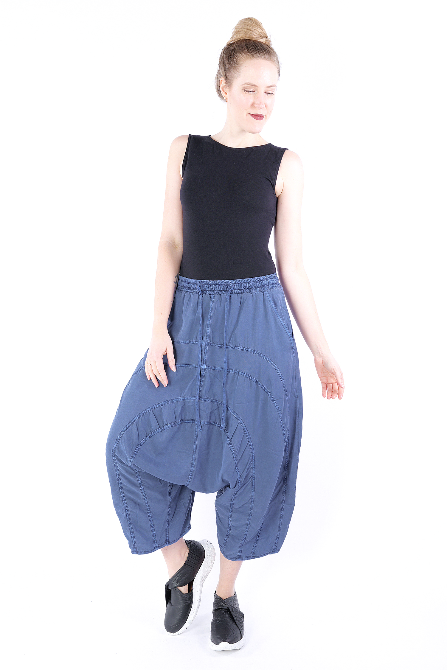 Harem pants - 1253200104 - navy pigment