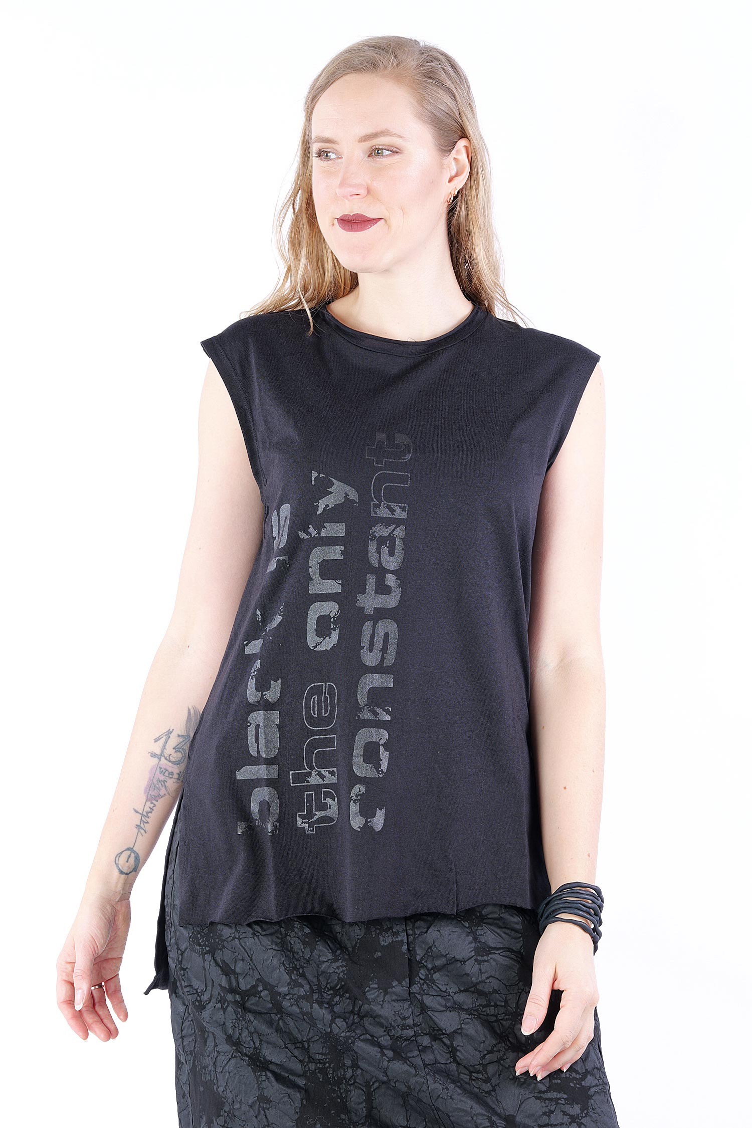 Oversize top - black - Sly