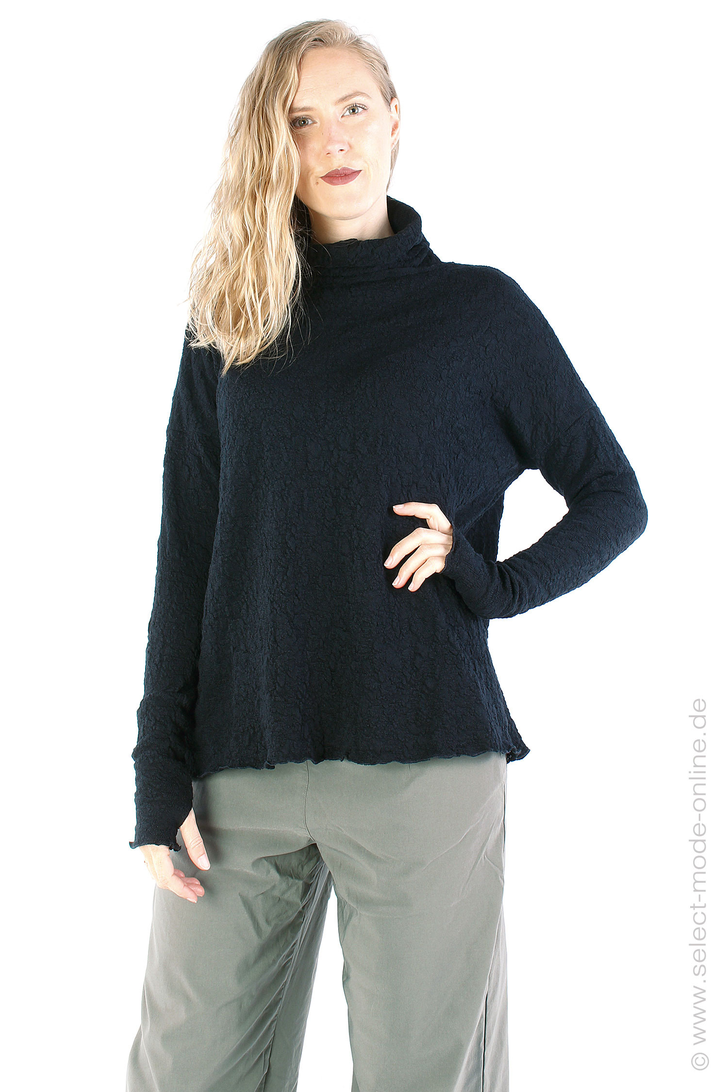 Merino pullover - Black - 4501