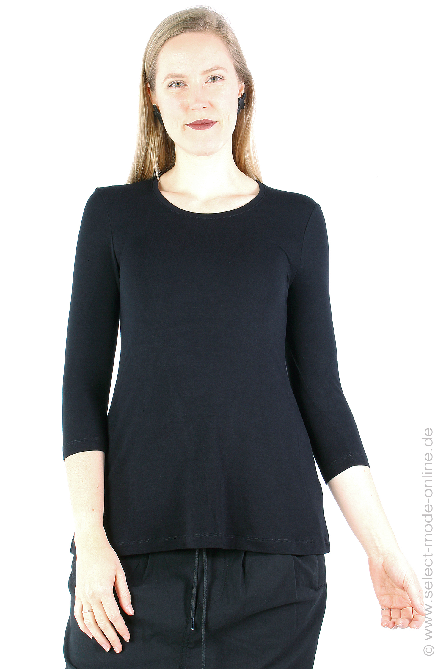 Jersey Longsleeve - Schwarz - 4606