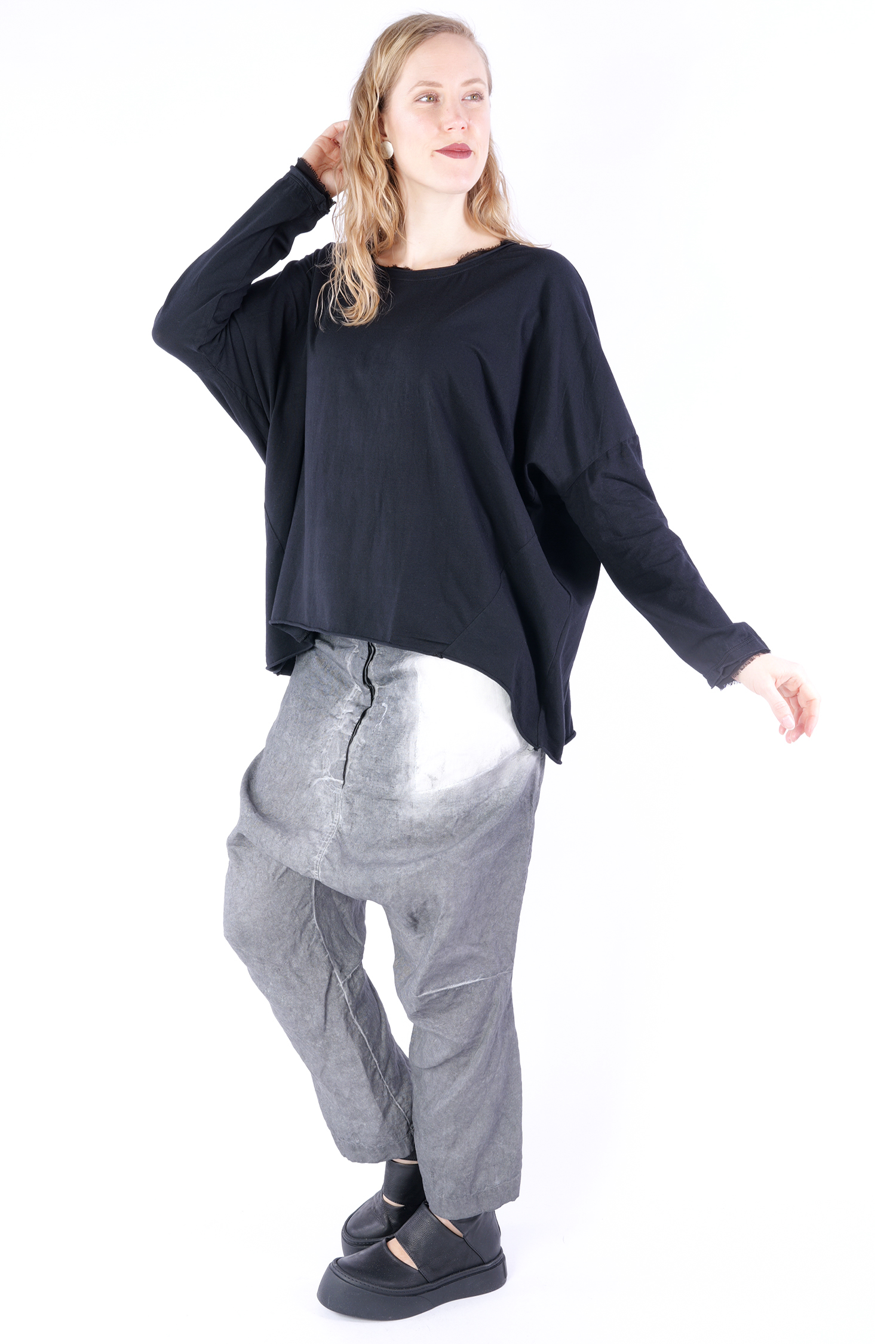 Oversize Pullover - Schwarz - 251.06.02