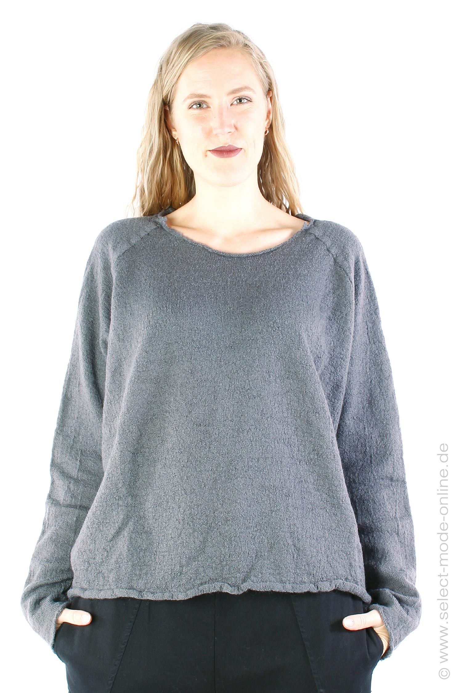 Virgin wool pullover - Rock - 2243890704