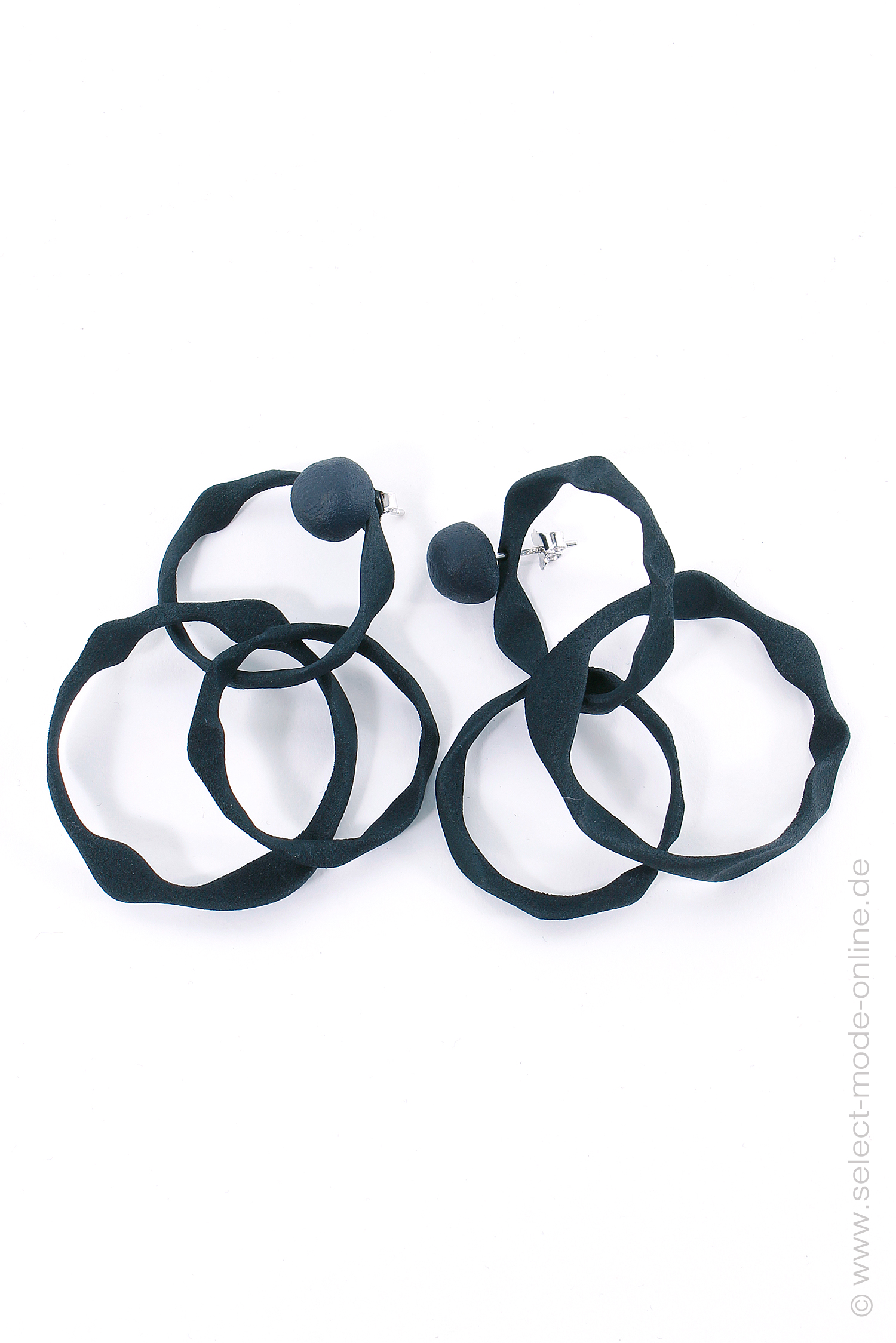 Decorative earrings - black - Carta Small Earrings