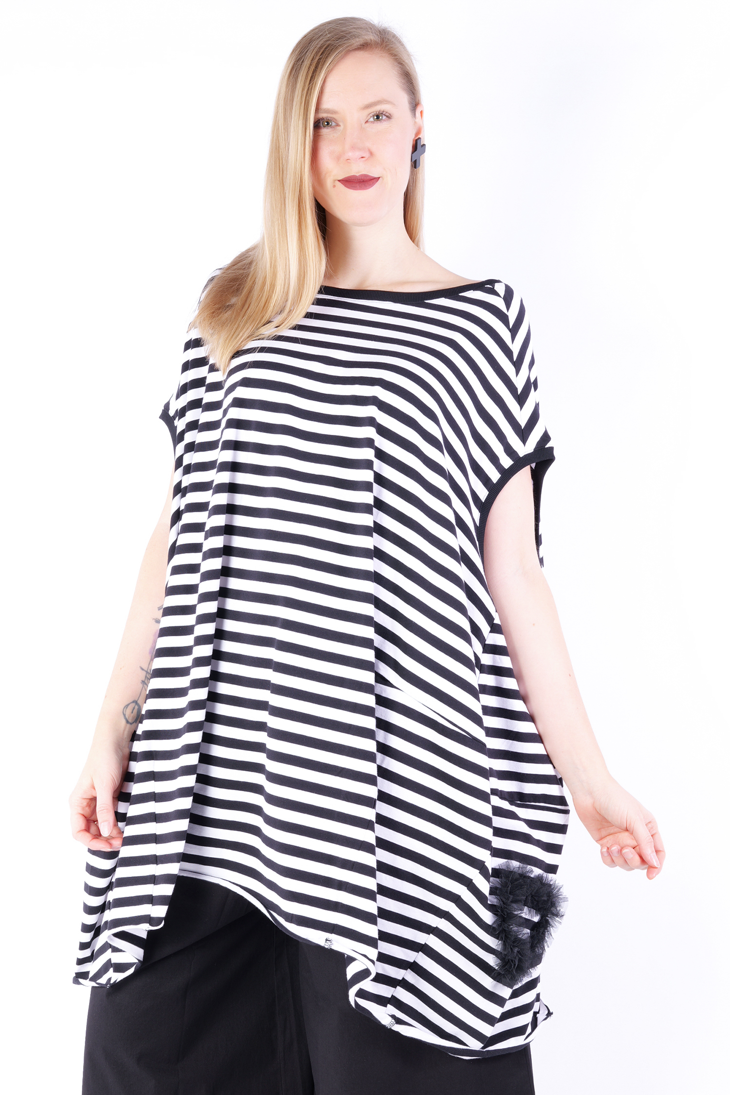 Jersey tunic - Stripe Heart - 5019