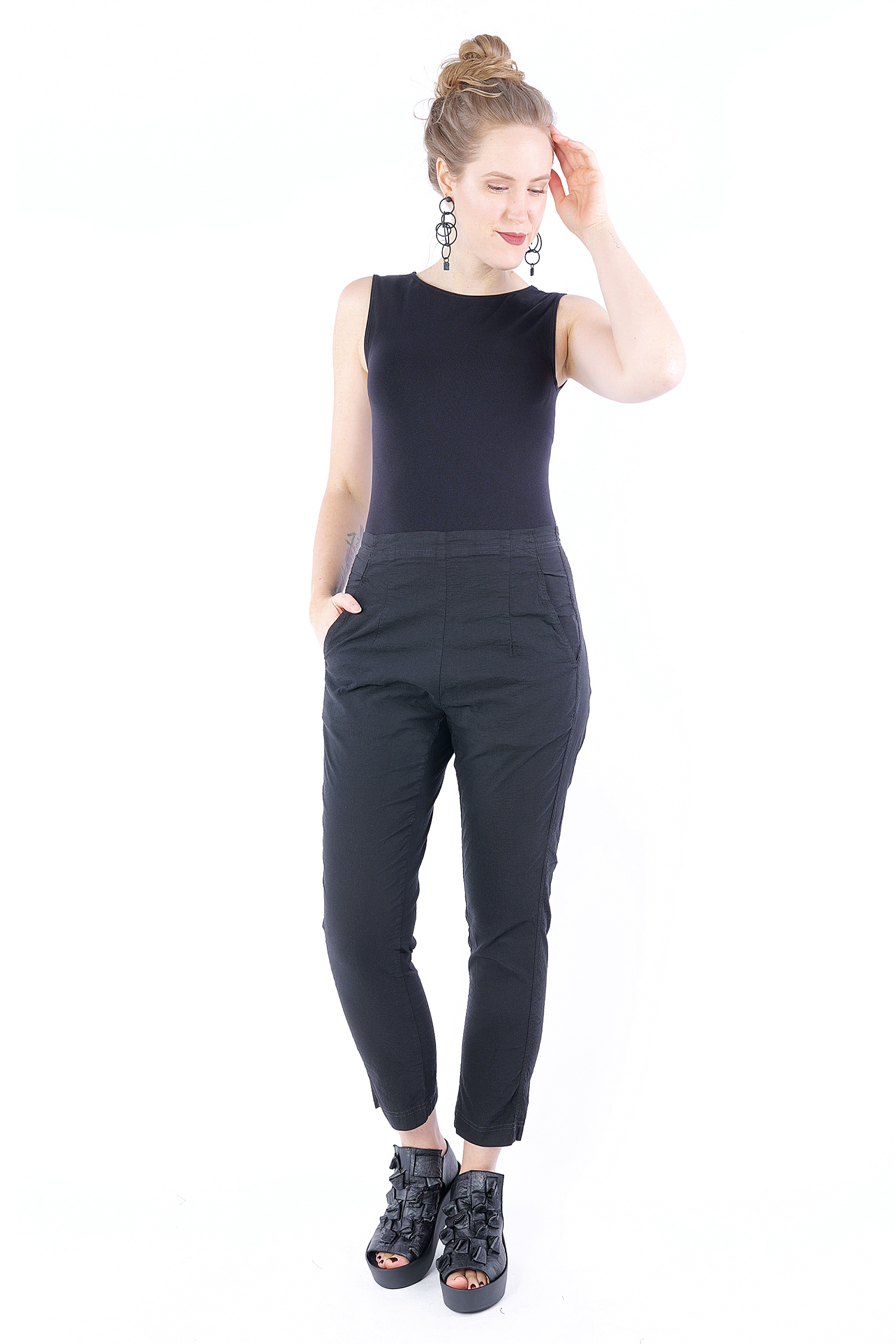 Stretch pants - black - 1252240111