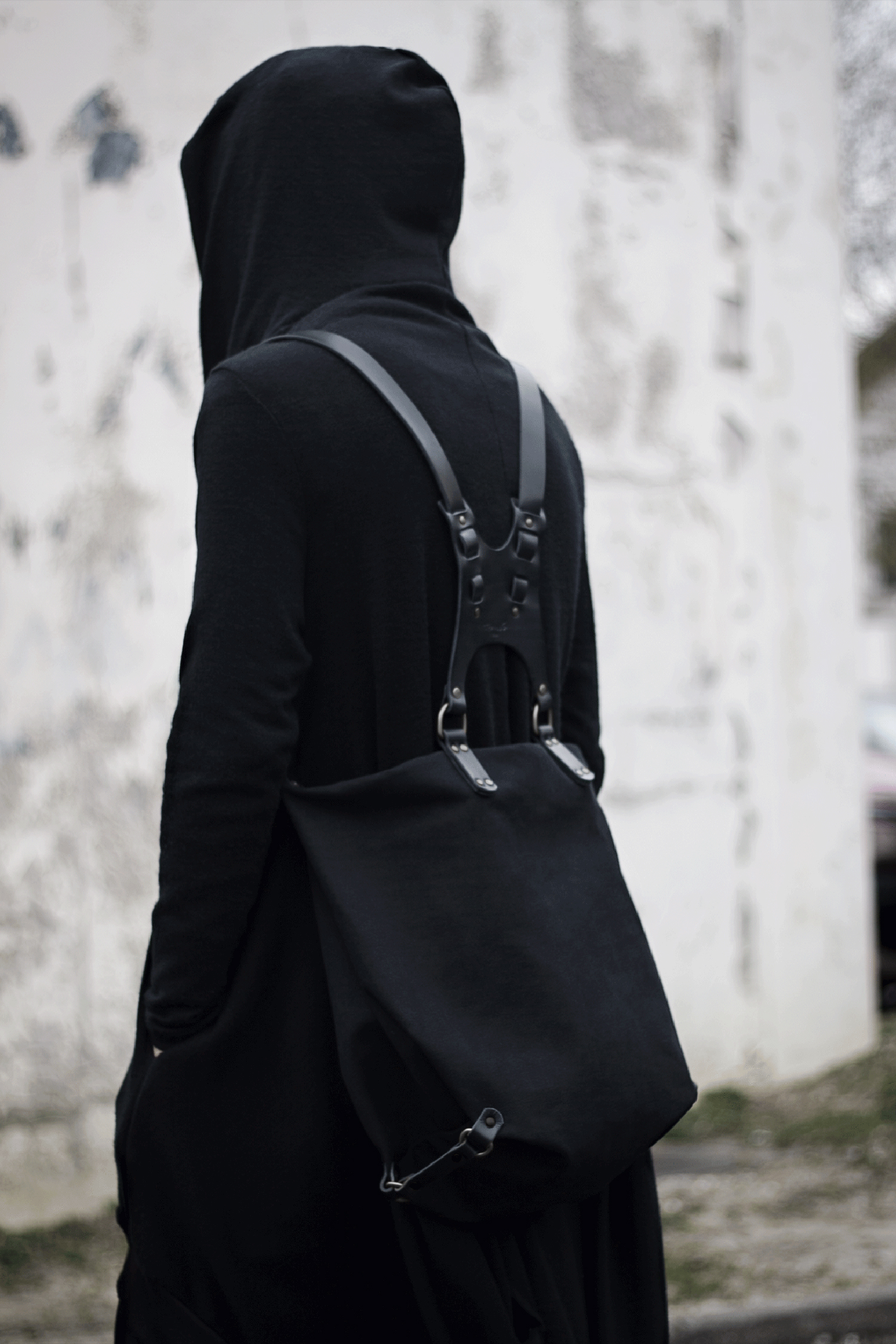 Canvas backpack - black - Mikko