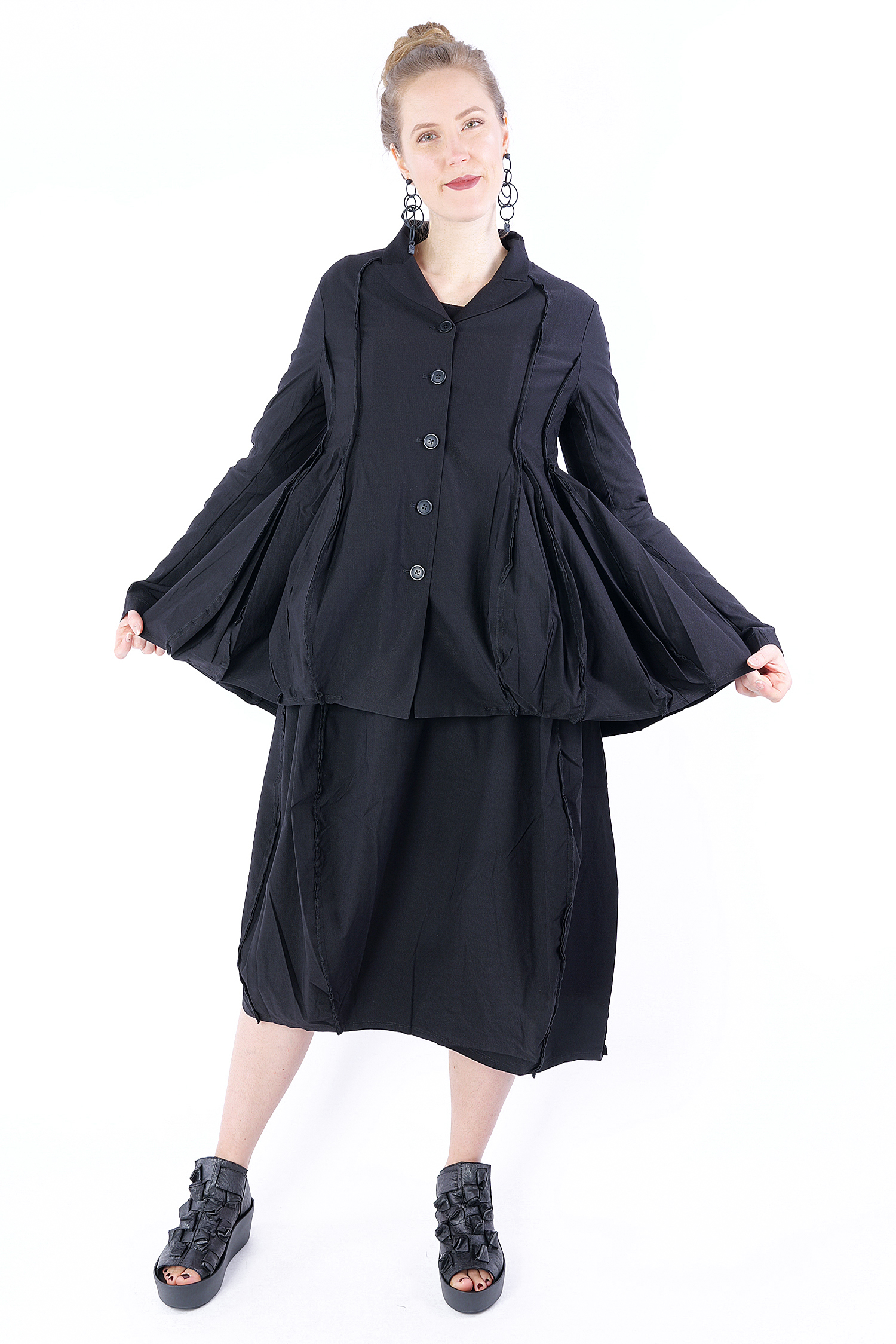 Stretch jacket - 1253221114 - black