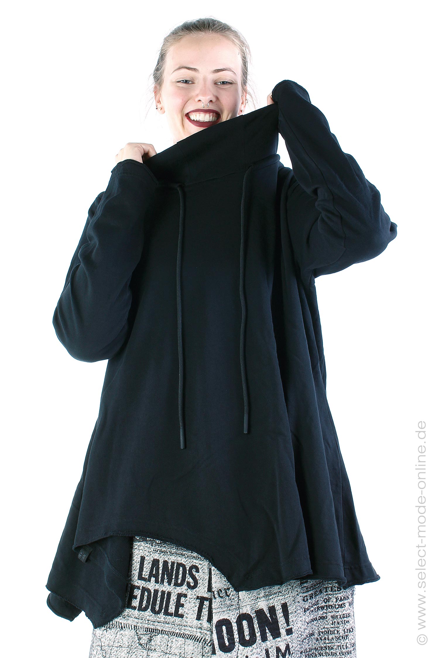 A-line pullover - Black - 2243290523