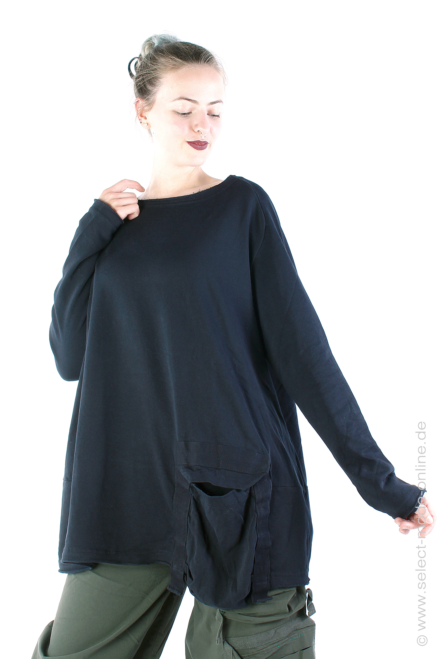 Oversize sweater - Black - 2243250501