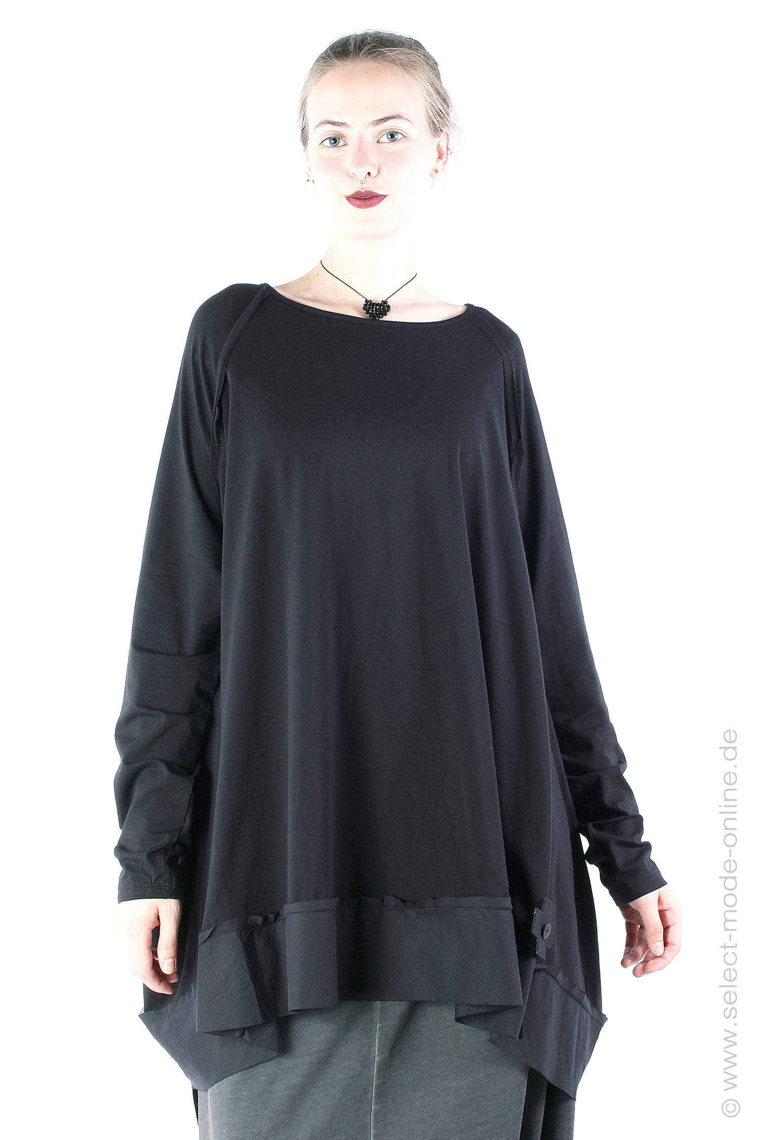 Jersey tunic - Black - 5061