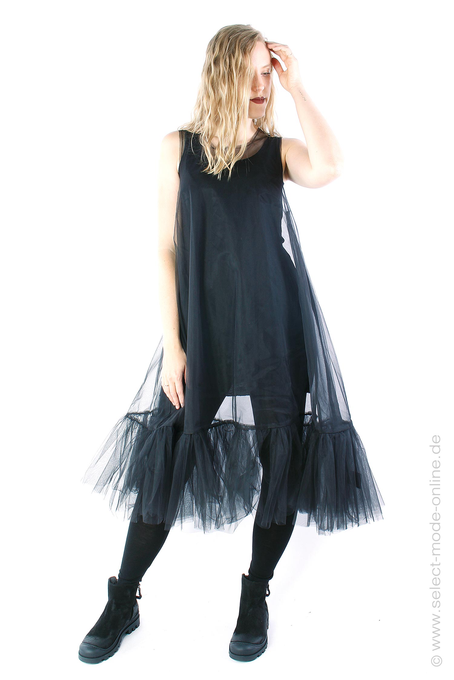 Tulle dress - Black - 1141