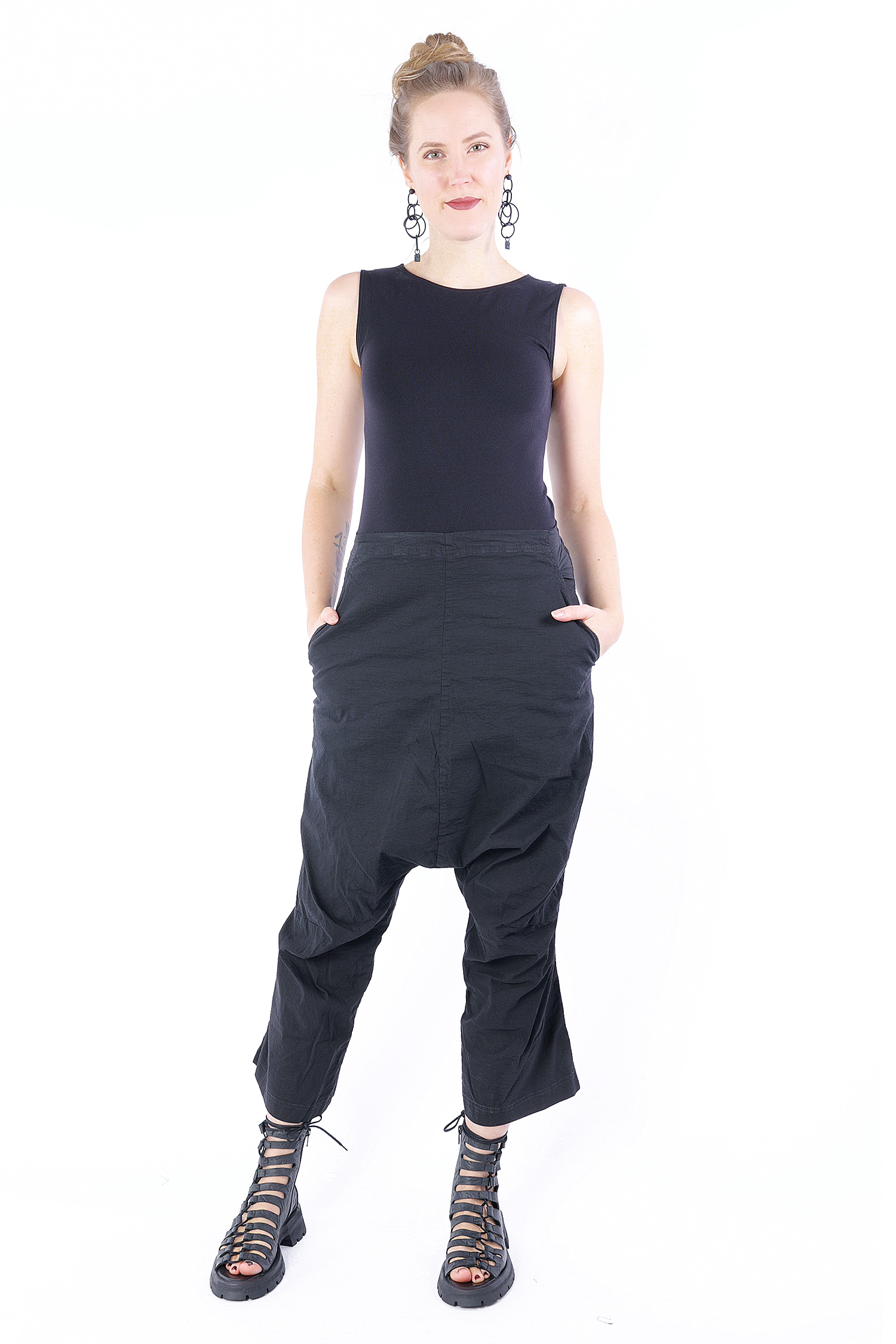 Stretch pants - black - 1252240112