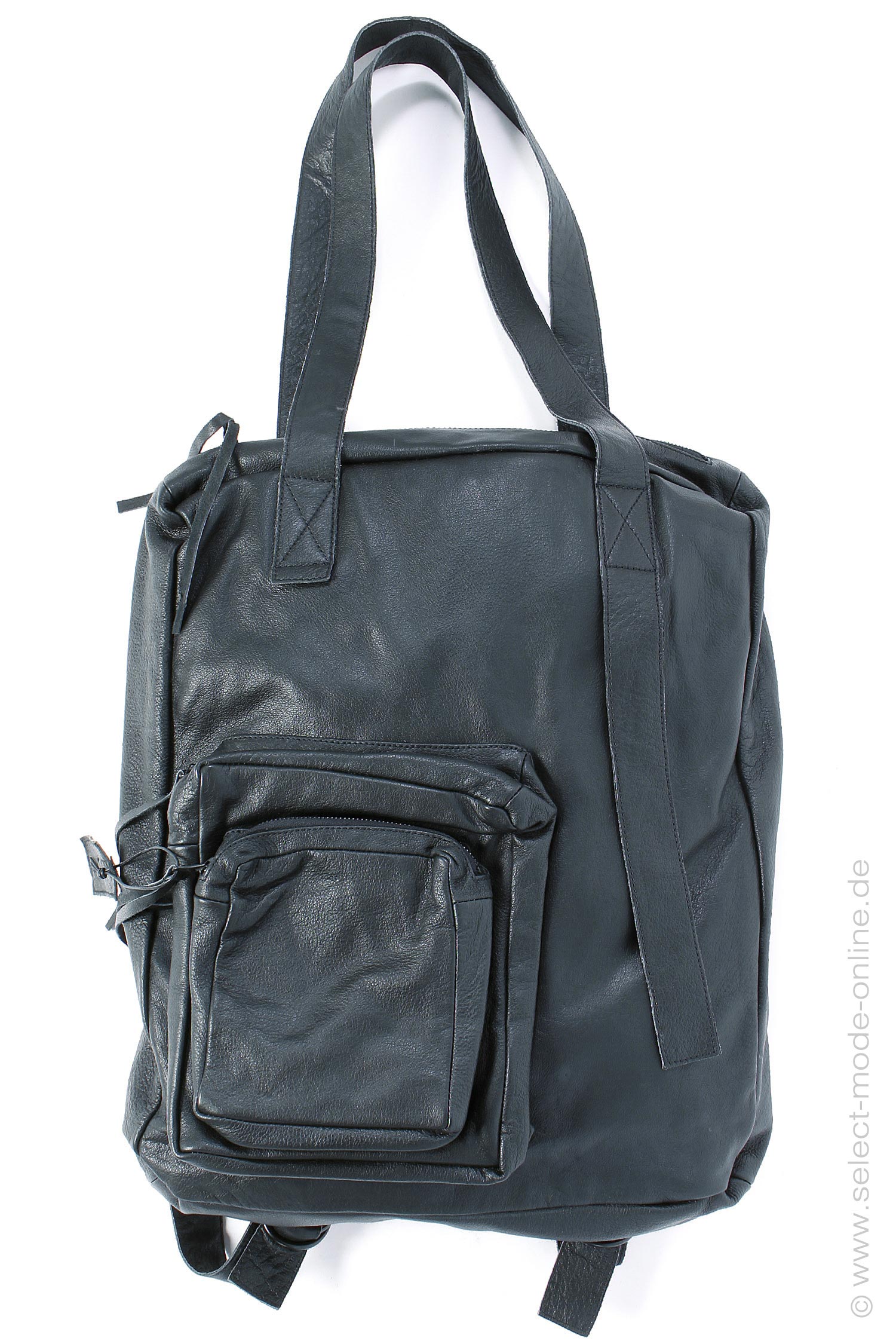 Leather backpack - Black - B40.242.EX3