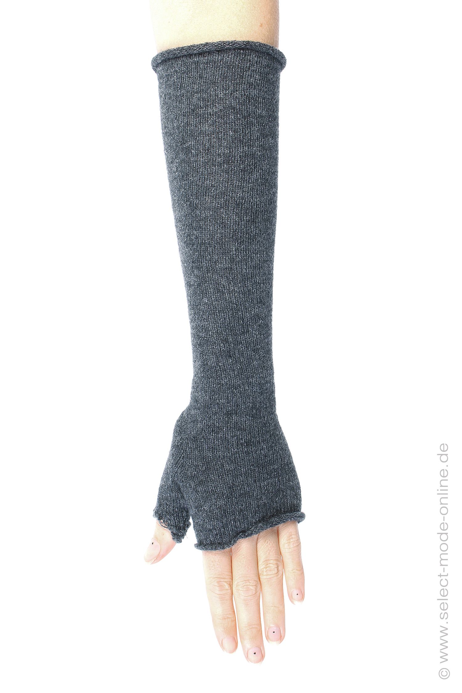 Cashmere cuffs - Slate mel - 2241363106