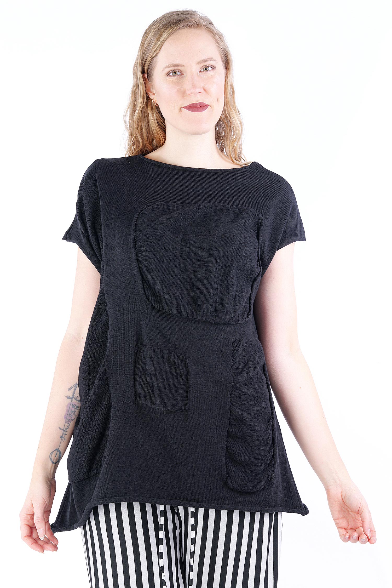 Knit top - Black - V25.3830