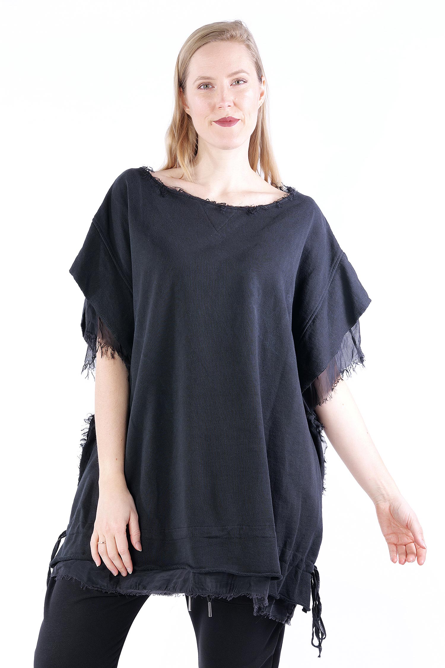 Oversize T-shirt - Black - S75