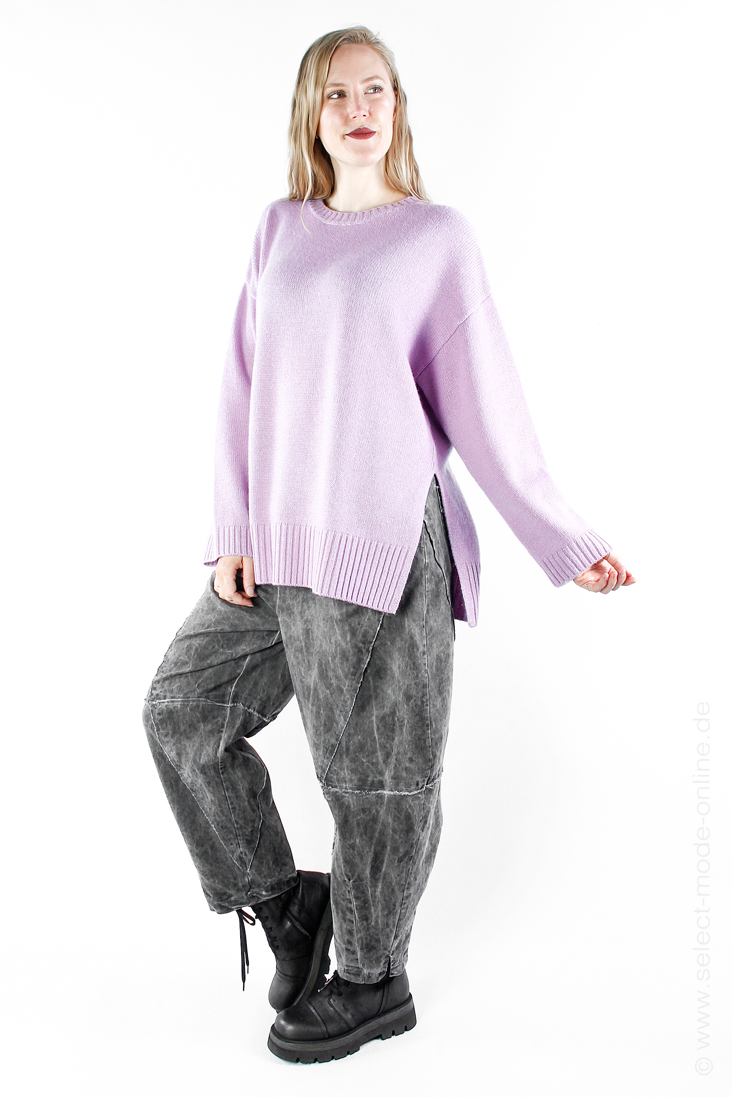 Oversize cashmere pullover - Valerian - 24116