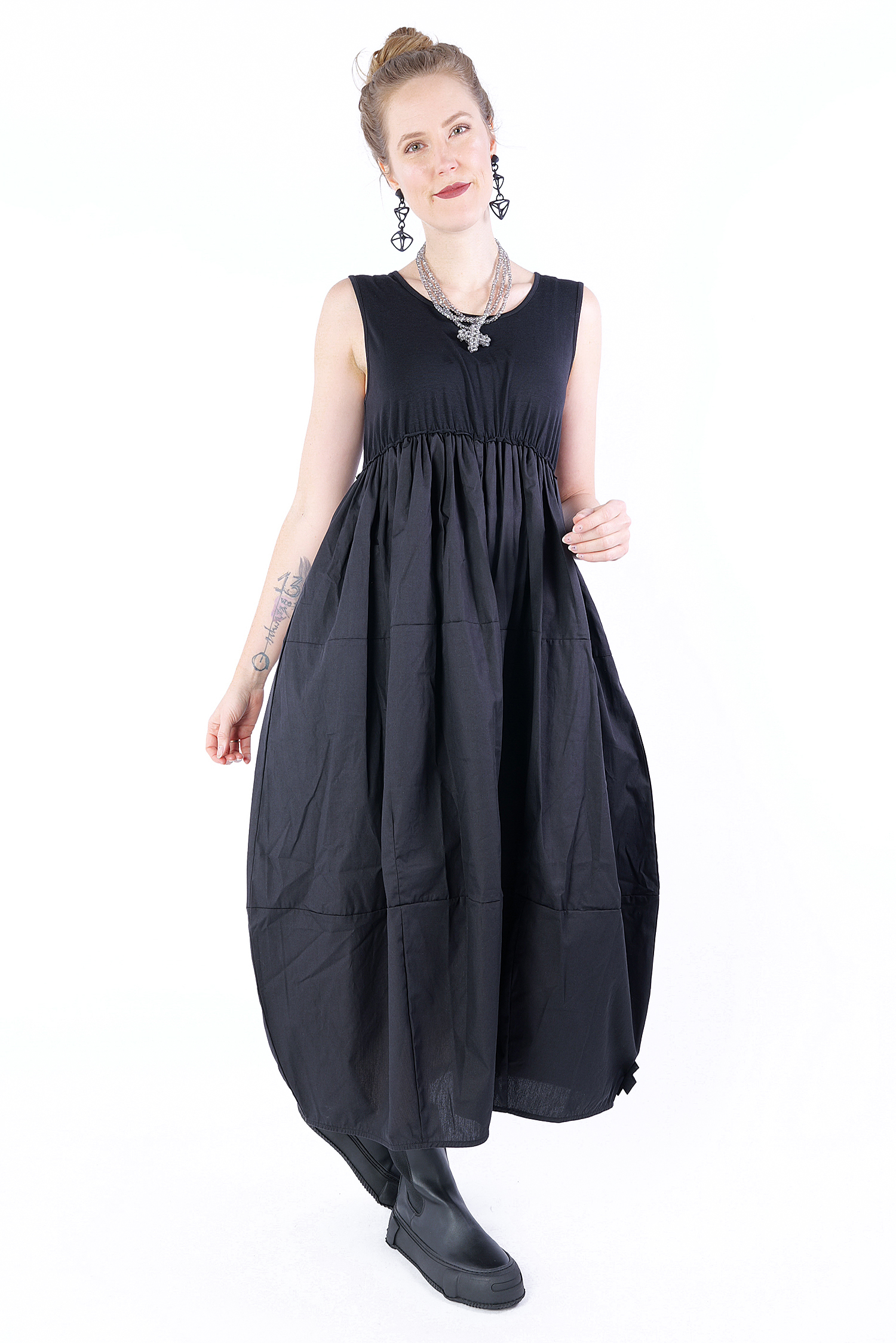 Tulip dress - Black - 1146